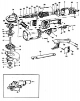 BLACK & DECKER P5721 ANGLE GRINDER (TYPE 1) Spare Parts