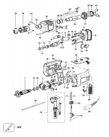 ELU MBH24RLU ROTARY HAMMER (TYPE 1) Spare Parts