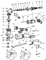 BLACK & DECKER P5921 ANGLE GRINDER (TYPE 1) Spare Parts