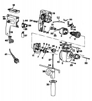 BLACK & DECKER D220 HAMMER DRILL (TYPE 1) Spare Parts