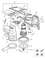 BLACK & DECKER BD190E RANDOM ORBIT SANDER (TYPE 1) Spare Parts