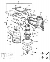 BLACK & DECKER BD190 RANDOM ORBIT SANDER (TYPE 1) Spare Parts