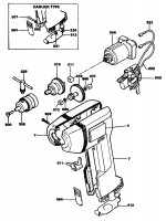 BLACK & DECKER P8510 DRILL (TYPE 1) Spare Parts