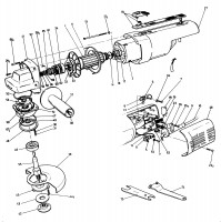 BLACK & DECKER P5410 ANGLE GRINDER (TYPE 1) Spare Parts