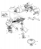 BLACK & DECKER SAG500 ANGLE GRINDER (TYPE 1) Spare Parts