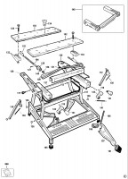 BLACK & DECKER WM825 WORKMATE (TYPE 2) Spare Parts