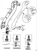 BLACK & DECKER GL20S STRING TRIMMER (TYPE 1) Spare Parts