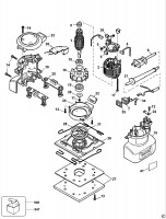 DEWALT DW411 SANDER PALM GRIP (TYPE 3) Spare Parts