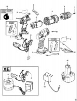 BLACK & DECKER CD12C CORDLESS DRILL (TYPE 3) Spare Parts