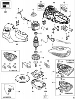 BLACK & DECKER KA260GT SANDER (TYPE 1) Spare Parts