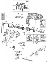 BLACK & DECKER KR580CRE DRILL (TYPE 5) Spare Parts