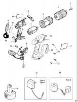 BLACK & DECKER KC12GT CORDLESS DRILL (TYPE 1) Spare Parts