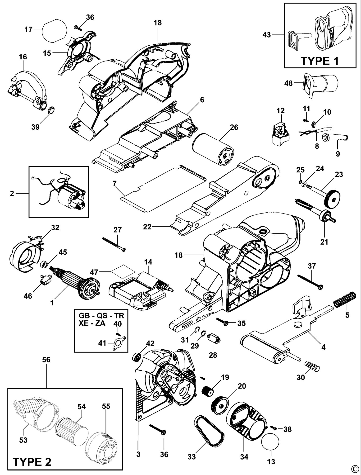 Image of Black & Decker XTA80E belt sander