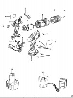 BLACK & DECKER CD14C CORDLESS DRILL (TYPE 2) Spare Parts