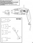BLACK & DECKER KX1693 HEATGUN (TYPE 1) Spare Parts