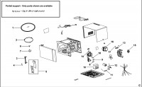 BLACK & DECKER MZ30PGSSI MICROWAVE (TYPE 1) Spare Parts