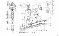 BOSTITCH 3447 PNEUMATIC STAPLER (TYPE REV A ) Spare Parts