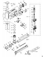 BOSTITCH TU-216-71-E STAPLER (TYPE REV 0) Spare Parts