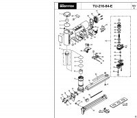 BOSTITCH TU-216-84-E STAPLER (TYPE REV 0) Spare Parts