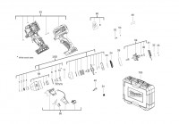 Milwaukee 4000452907 M18BID-0 Cordless Impact Driver Spare Parts