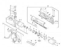 Milwaukee 4000431271 M12IR-21B 1/4 Drive Ratchet  Spare Parts