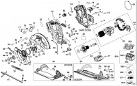 DeWalt DCS578-GB 54V Flexvolt 190mm Circular Saw Spare Parts