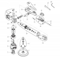 Draper DA650SF 01816 Dual Action Polisher Spare Parts