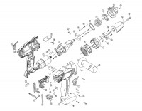 Draper CHD182VNICD 03287 Cordless Combi-Drill Spare Parts