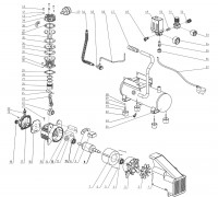 Draper DA6/100 03318 Air Compressor Spare Parts