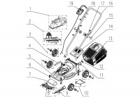 Draper ME1030G 03469 Rotary Mower Spare Parts