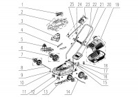 Draper MEB1437G 03471 Rotary Mower Spare Parts