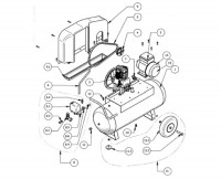 Draper DA50/240B 09530 air compressor Spare Parts