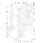 Draper HFP/20B 10598 tonne hydraulic floor press Spare Parts