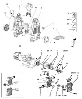 Draper PW1710 14431 1700W Pressure Washer Spare Parts