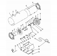 Draper PSH125SS 17685 Propane Space Heater Spare Parts