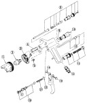 Draper 4211 PRO 19898 SPRAY GUN Spare Parts