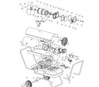 Draper DSH171 24586 Diesel Space Heater Spare Parts