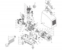 Draper DA0/162 24973 230V Oil Free Air Compressor Spare Parts