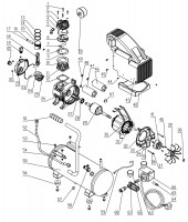 Draper DA8/118 24975 230V 8L Oil Free Air Compressor Spare Parts