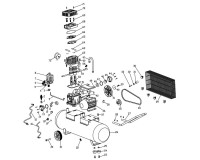 Draper DA50/290 31253 230V 50L Belt driven air compressor Spare Parts