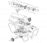 Draper DSH170 39277 Diesel Space Heater Spare Parts