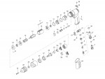 Draper 5274K 41098 Reversible Air Drills Spare Parts