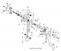 Draper LH3000 48343 3 Tonne Lever Hoist Spare Parts