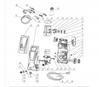 Draper DP5 53509 1200W 230V Pressure Washer Spare Parts