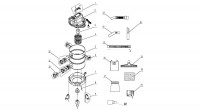 Draper WDV30SSP1 54257 1400W 230V 30L Wet & Dry Vacuum Cleaner + Power Tool Socket Spare Parts