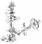 Draper DA100/15BLA 54277 Assembly Drawing Spare Parts