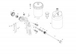 Draper HVLP2 54437 HVLP SPRAY GUN Spare Parts