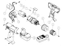 Draper CHD144VPLUS 54447 14.4V COMBI PLUS CORDLESS DRILL Spare Parts