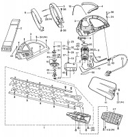 Draper HT5055 56483 HEDGE TRIMMER Spare Parts