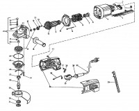 Draper AG7115 57833 ANGLE GRINDER Spare Parts